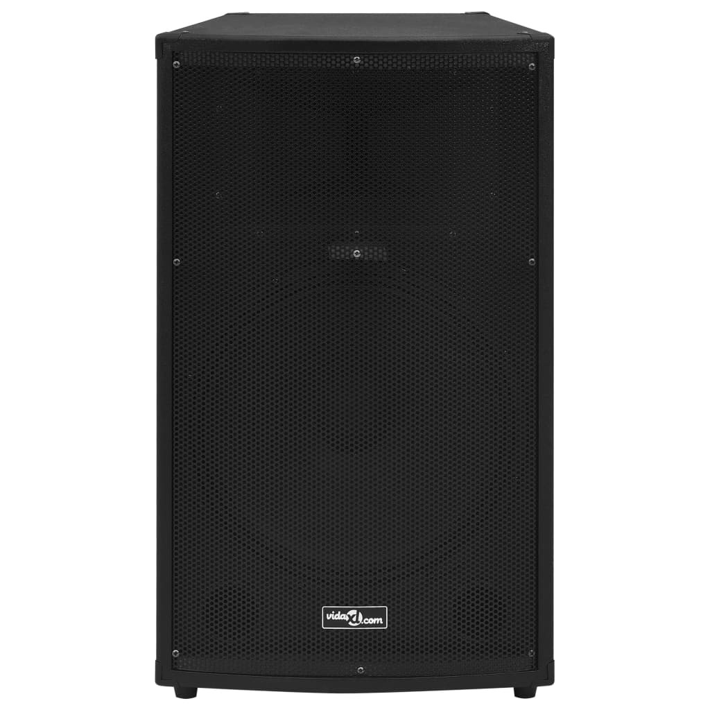 Professional Passive Hifi Stage Speaker 1200 W Black 43x43x75cm